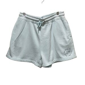 Disney Stitch Light Blue Drawstring Shorts Women’s Large